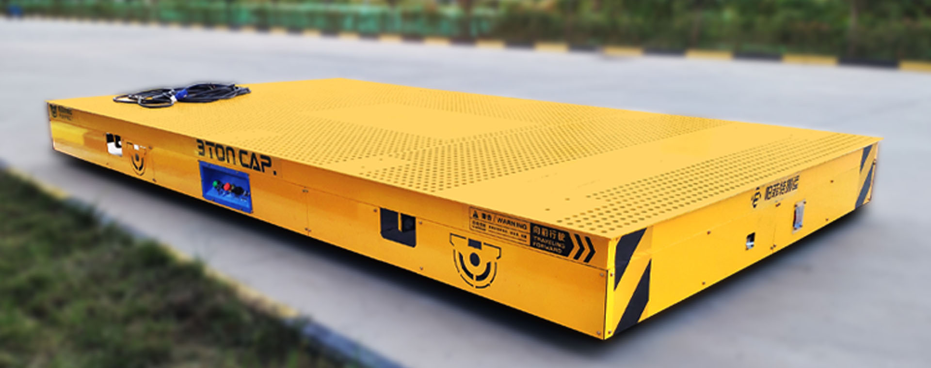 東營市2噸電動平車交付成功