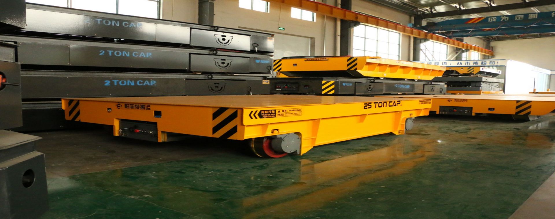 20噸機(jī)床電動平板車圖片